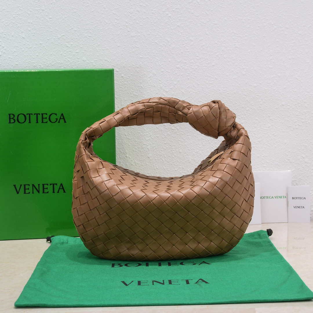 BV 690225 Teen Jodie intrecciato leather shoulder bag Brown