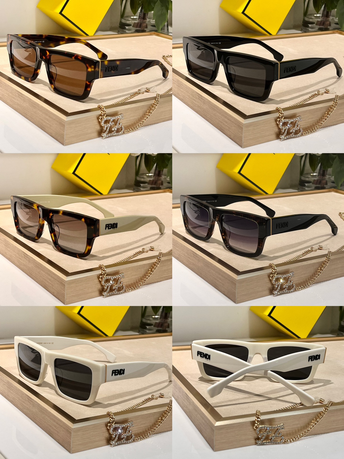 FEN MODEL: FOA514V SIZE:52口21-145 (only sunglasses ,without chain )