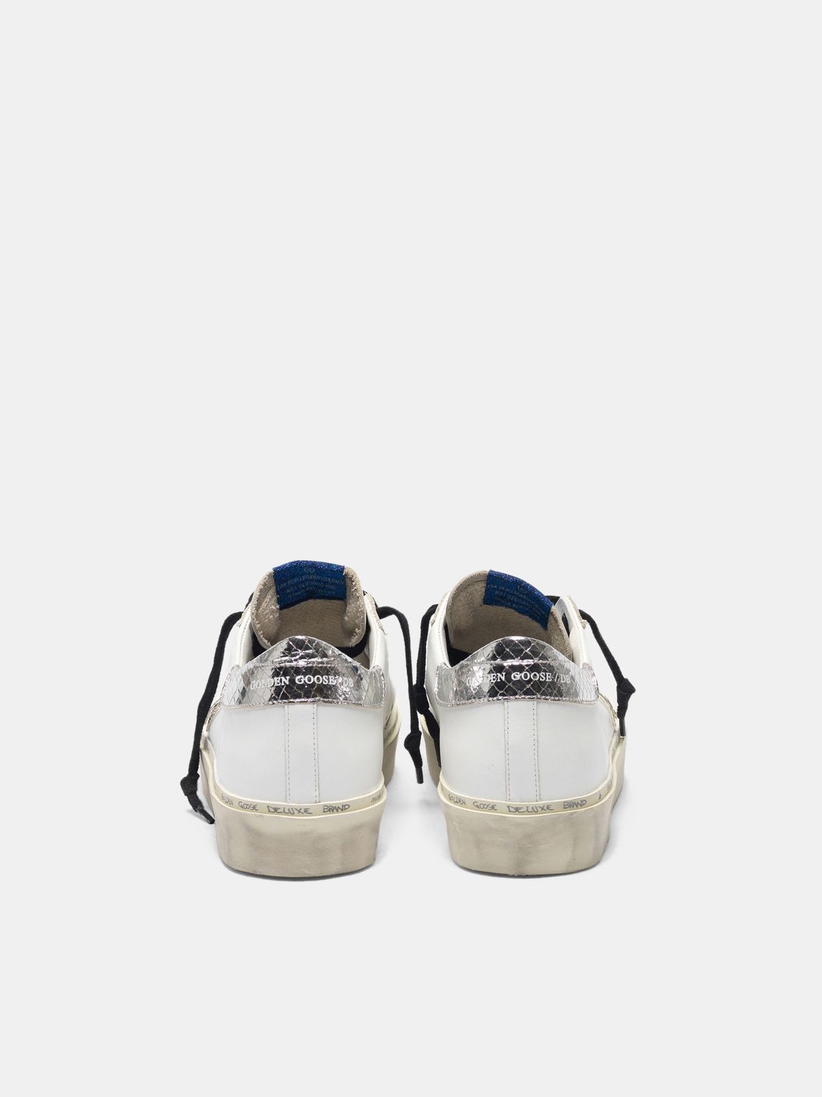 Hi Star sneakers with snake-print star and silver heel tab